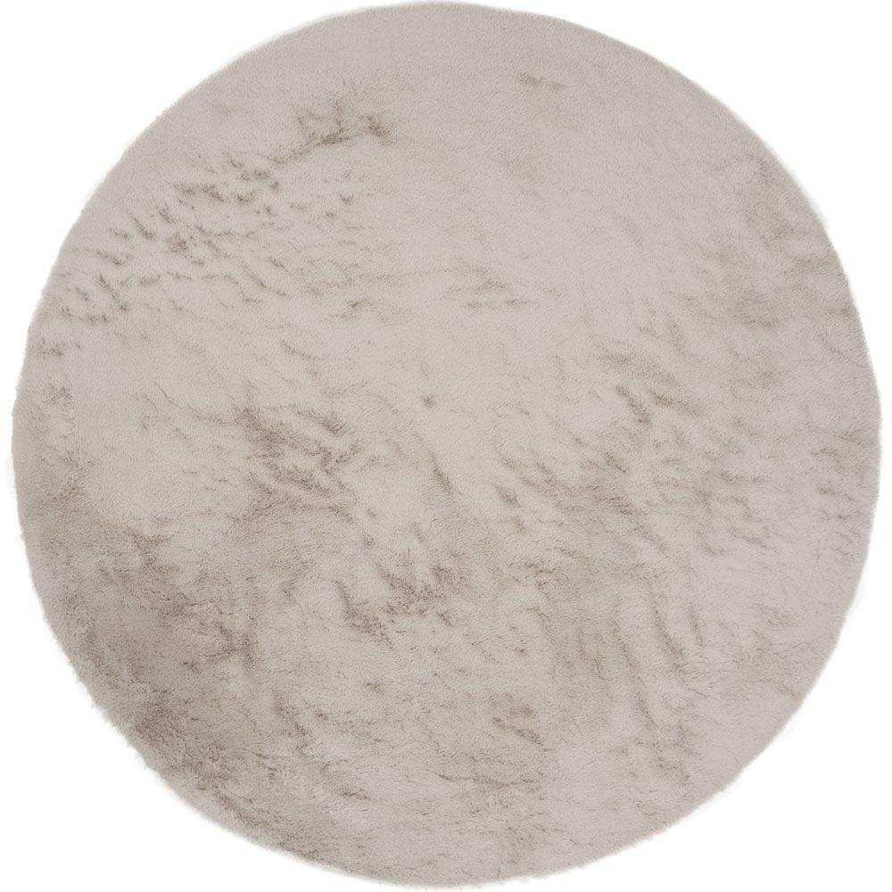 Teppich Morbido Taupe 5529 – Rund ø200 cm - HomeDesign Knaus