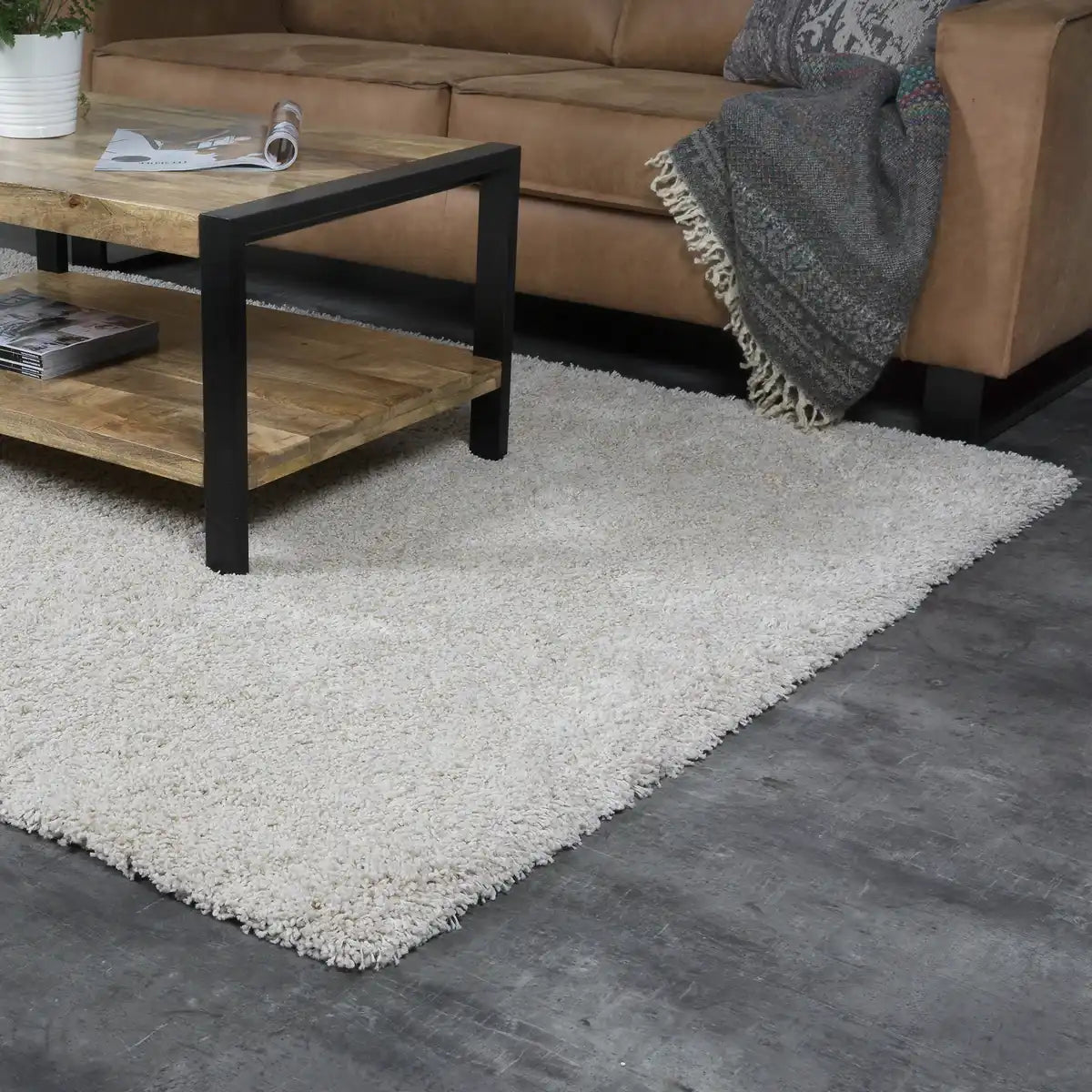 Teppich Rom Creme 200 x 290 cm - HomeDesign Knaus