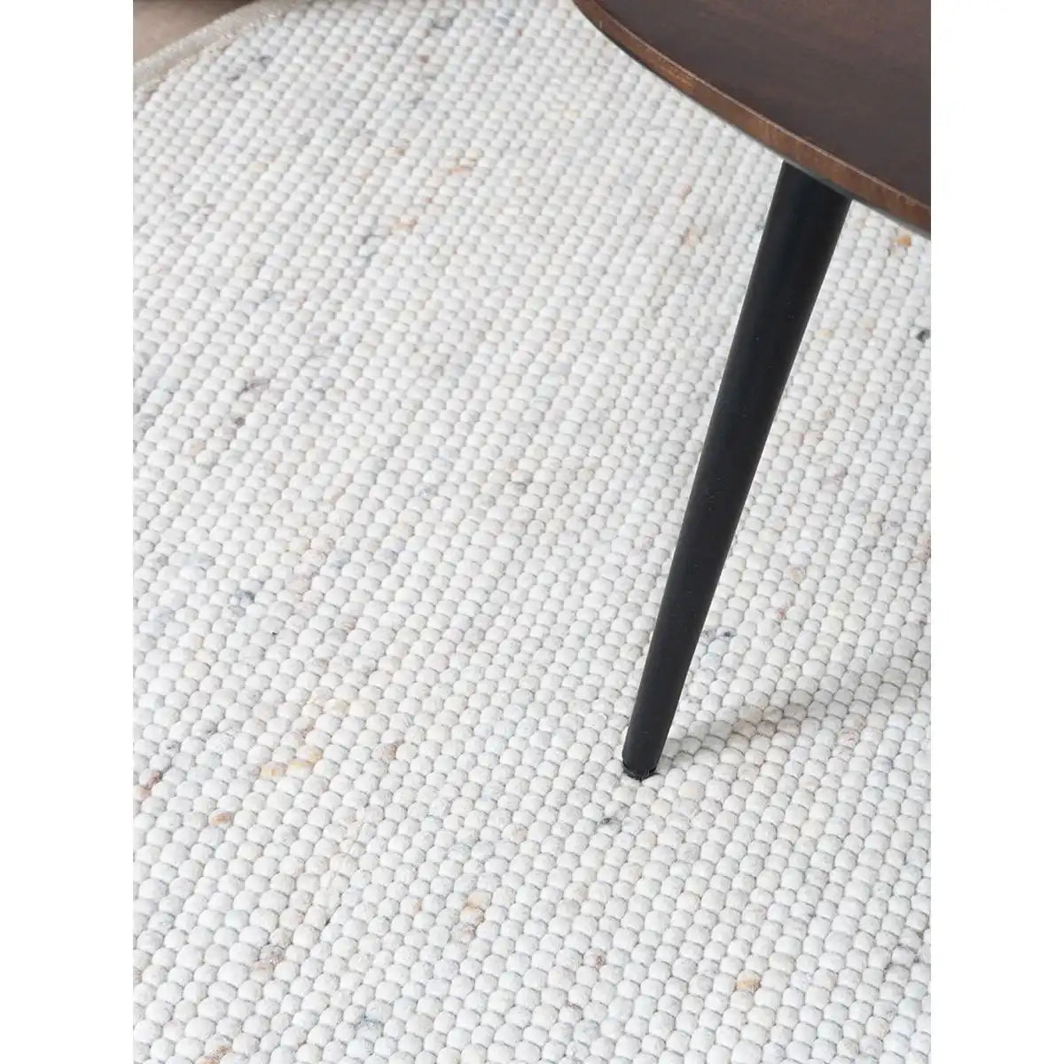 Teppich Scott Beige Rund ø160 cm - HomeDesign Knaus