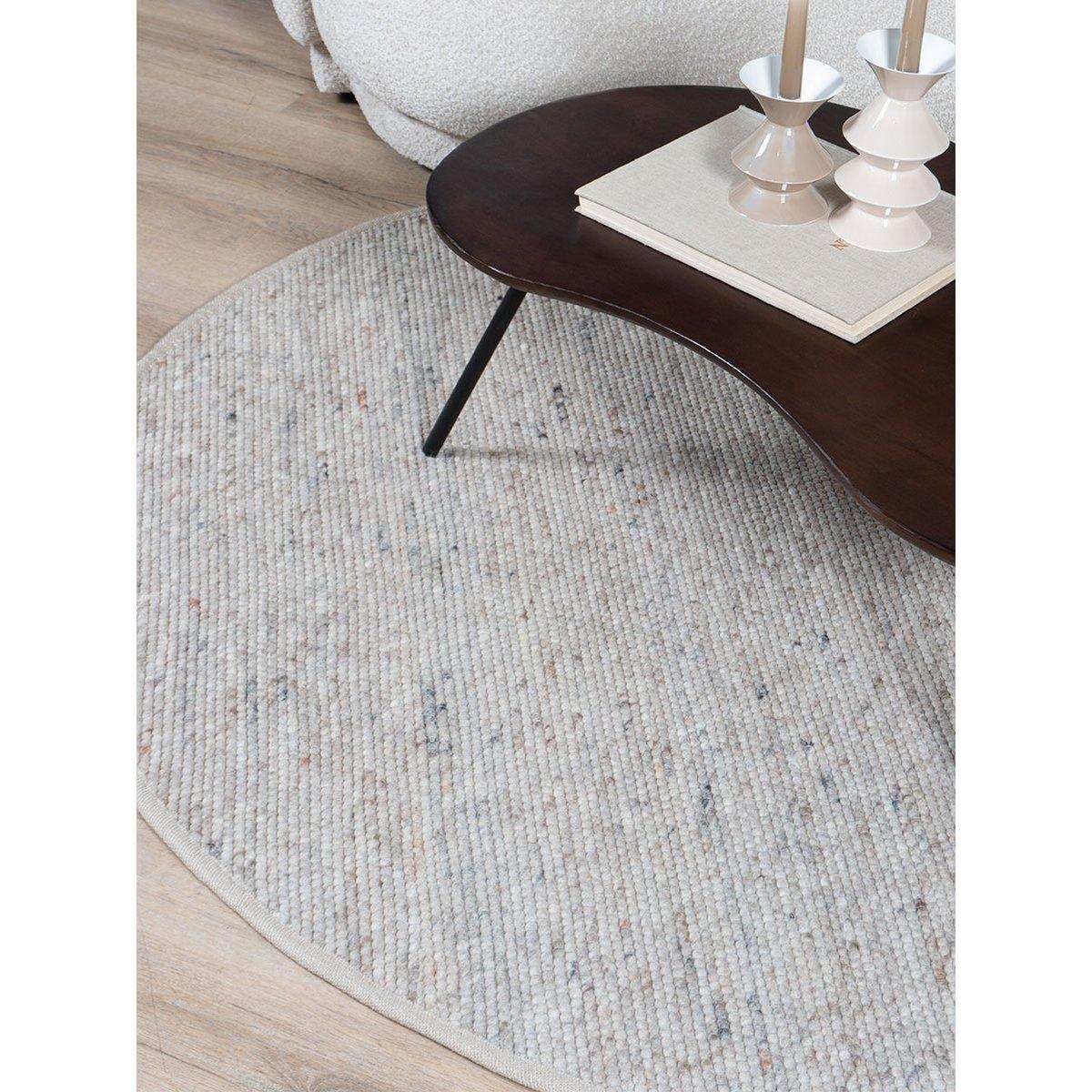 Teppich Scott Dunkelbeige Rund ø160 cm - HomeDesign Knaus