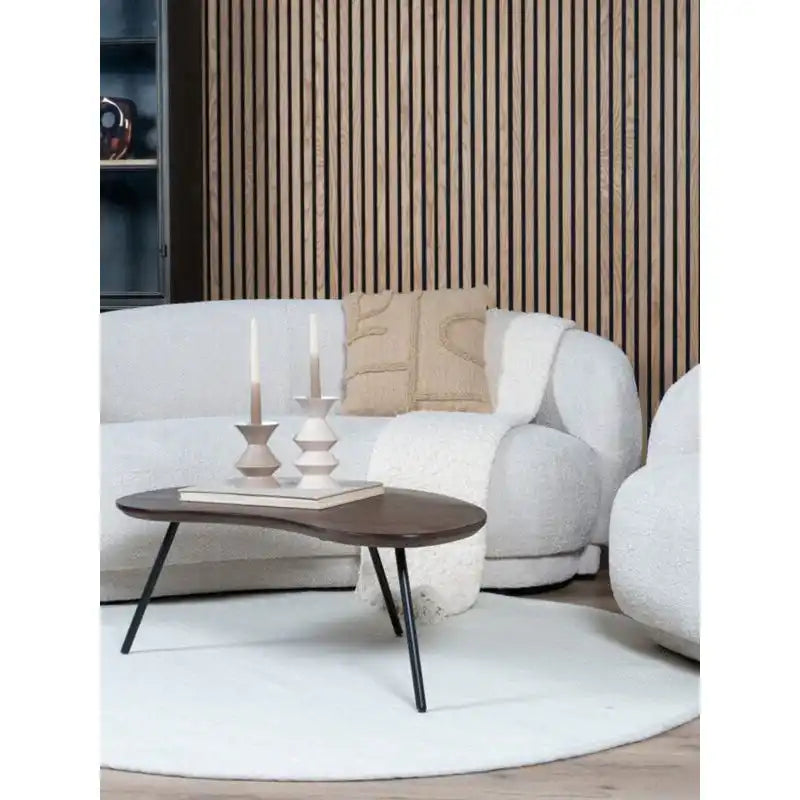 Teppich Scott Weiß rund ø200 cm - HomeDesign Knaus