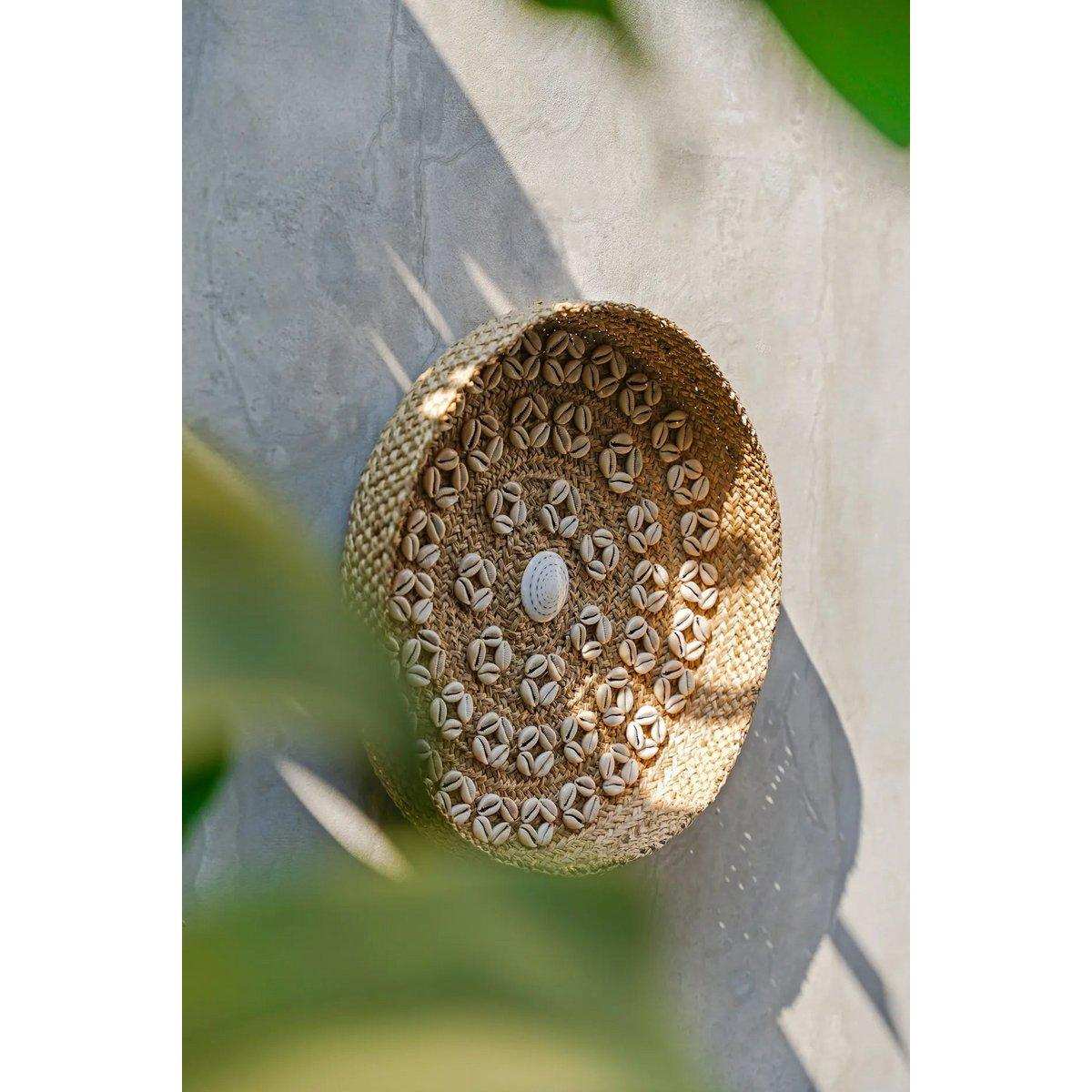 The Caribe Shell Teller – Naturweiß – M - HomeDesign Knaus