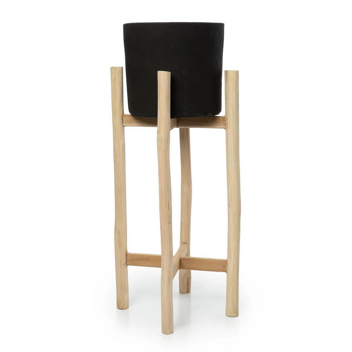 The Charcoal High - Schwarz Natur - L - HomeDesign Knaus