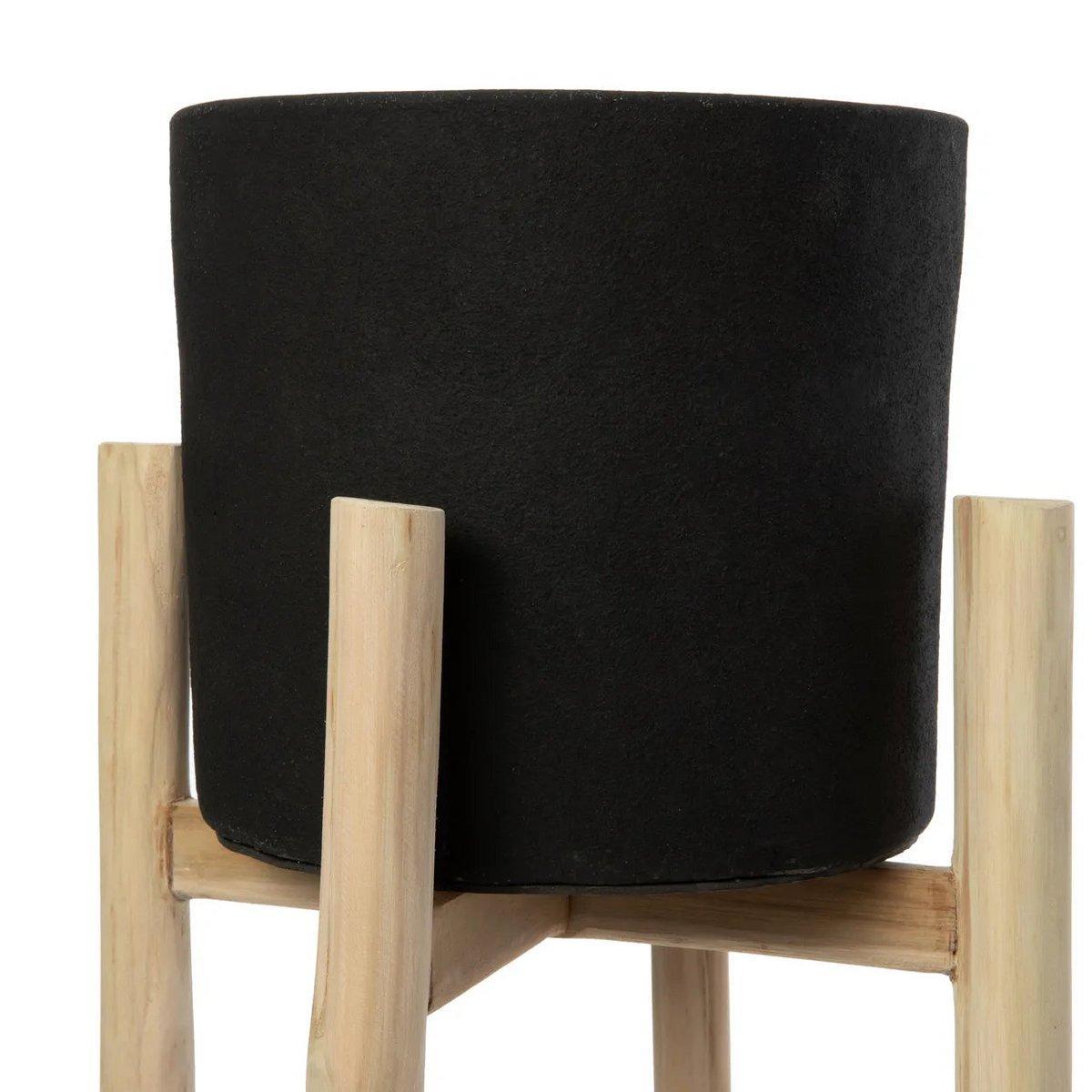 The Charcoal High - Schwarz Natur - L - HomeDesign Knaus