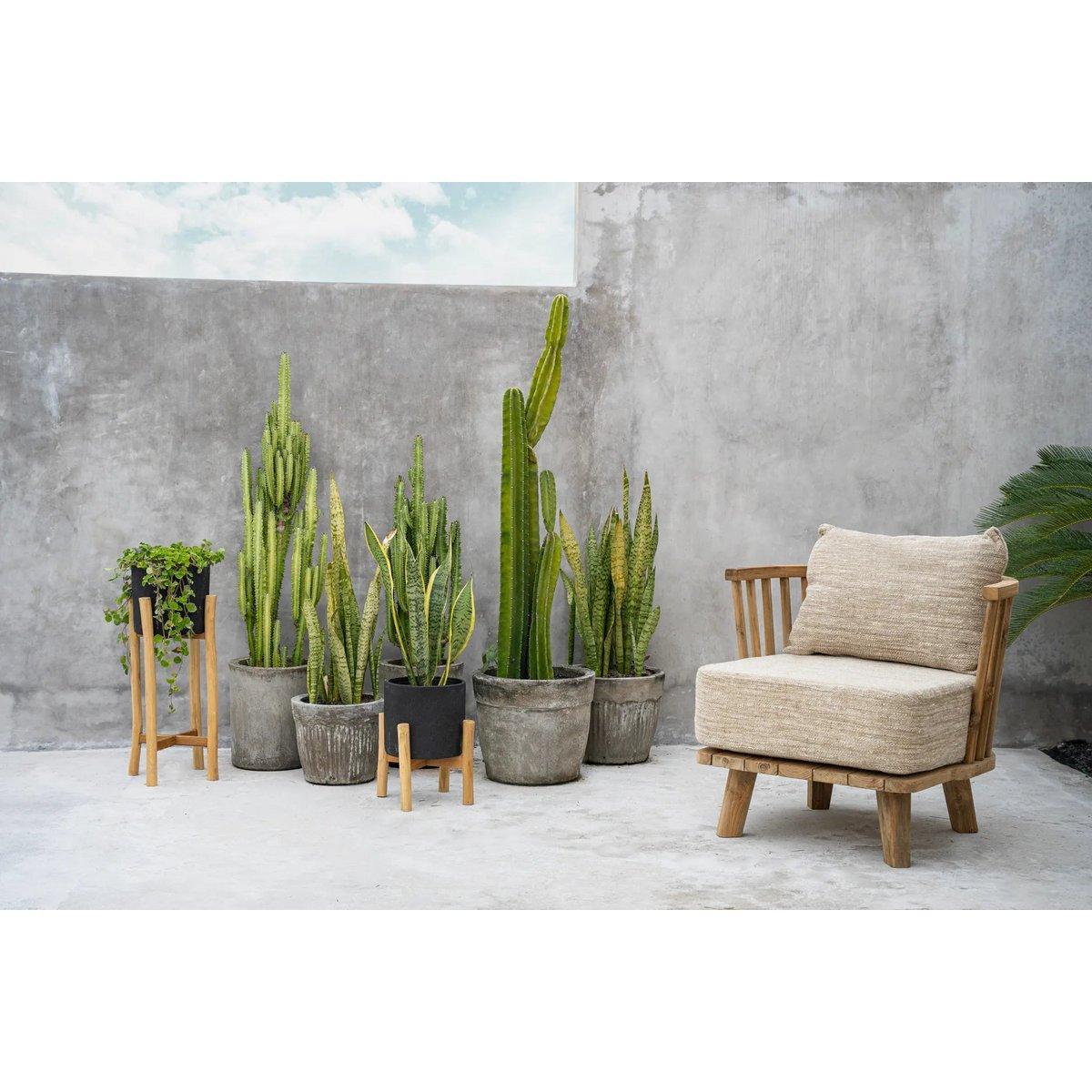 The Charcoal High - Schwarz Natur - L - HomeDesign Knaus