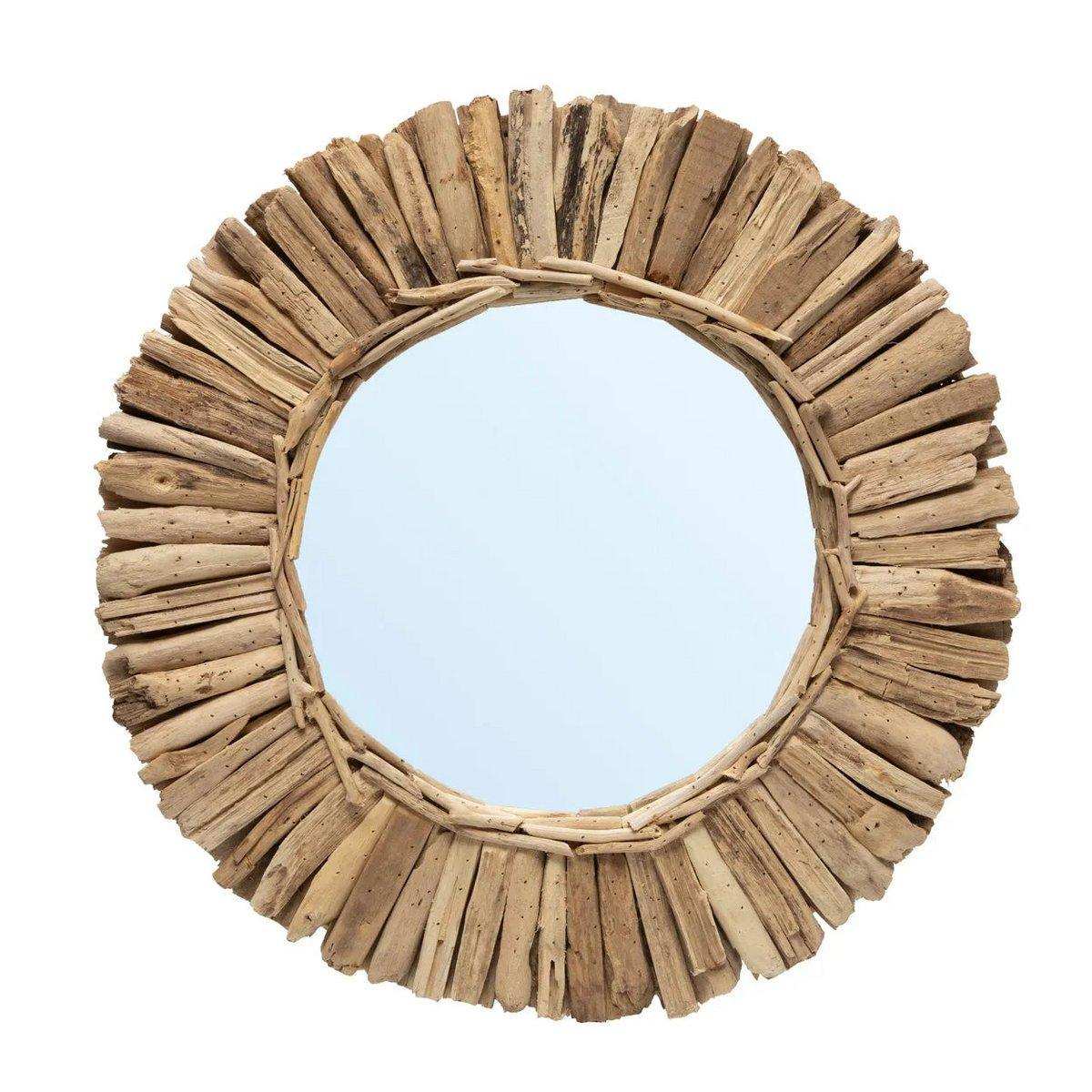 The Driftwood Crown Spiegel - Natur - M - HomeDesign Knaus