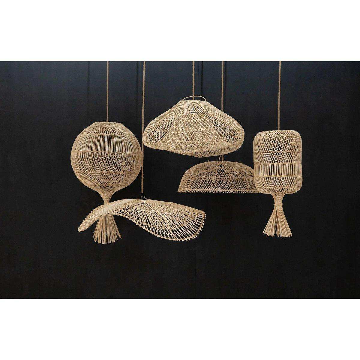The Dumpling Stehlampe - Anhänger - Natur - L - HomeDesign Knaus