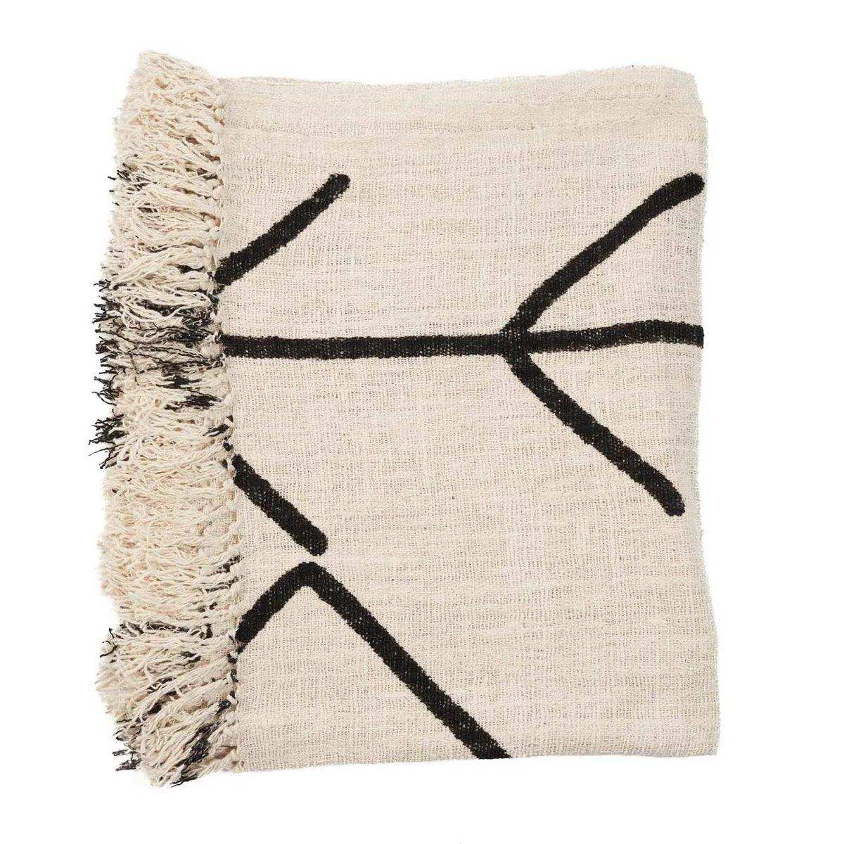The Evil Eye Bettüberwurf – Naturschwarz - HomeDesign Knaus