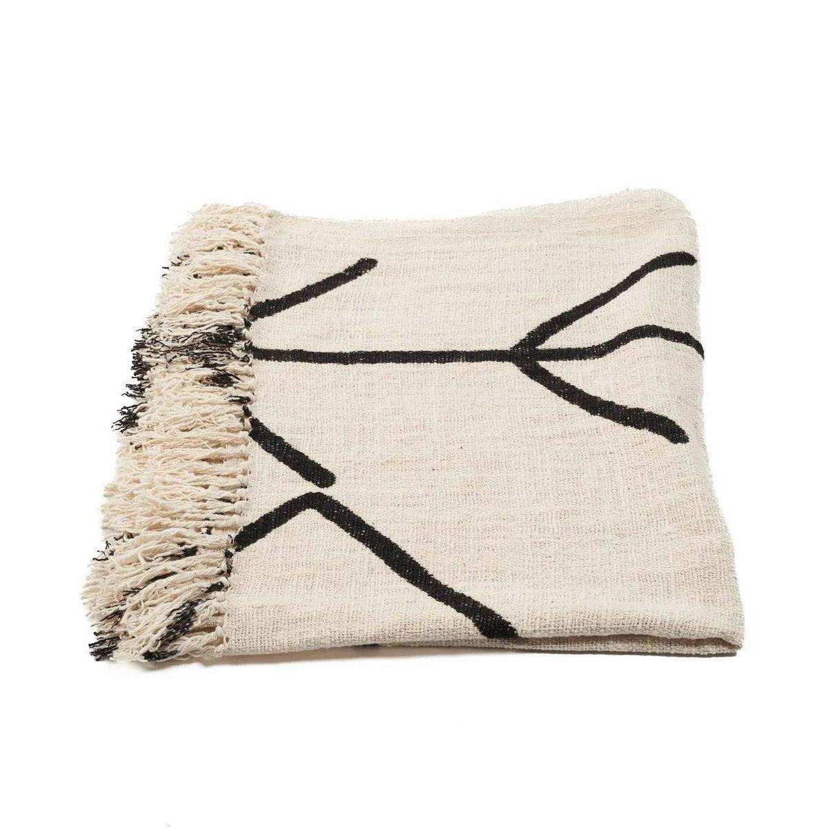 The Evil Eye Bettüberwurf – Naturschwarz - HomeDesign Knaus