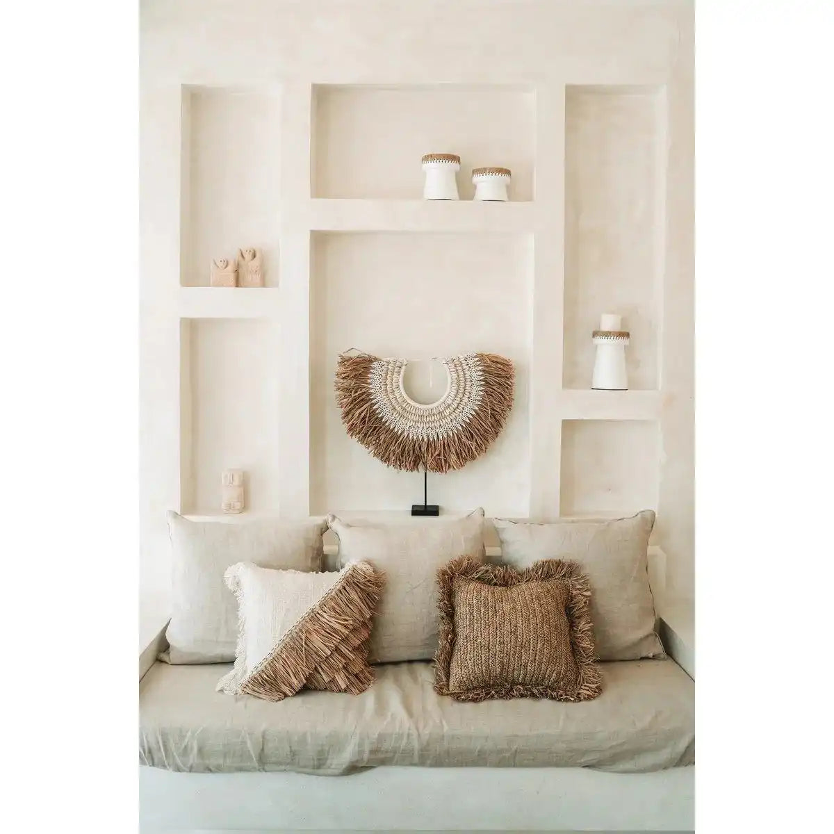 The Pretty Kerzenhalter - Weiß Natur - L - HomeDesign Knaus