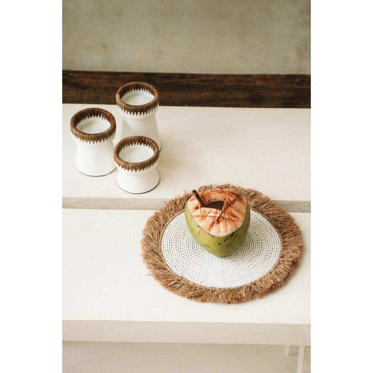 The Pretty Kerzenhalter - Weiß Natur - L - HomeDesign Knaus