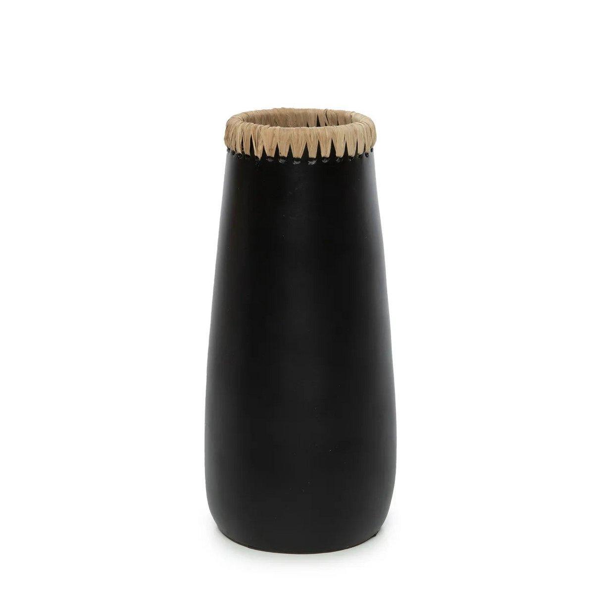 The Sneaky Vase - Schwarz Natur - L - HomeDesign Knaus