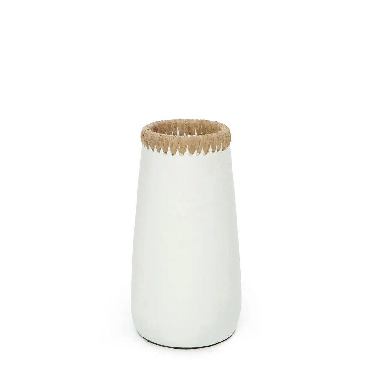 The Sneaky Vase - Weiß Natur - M - HomeDesign Knaus