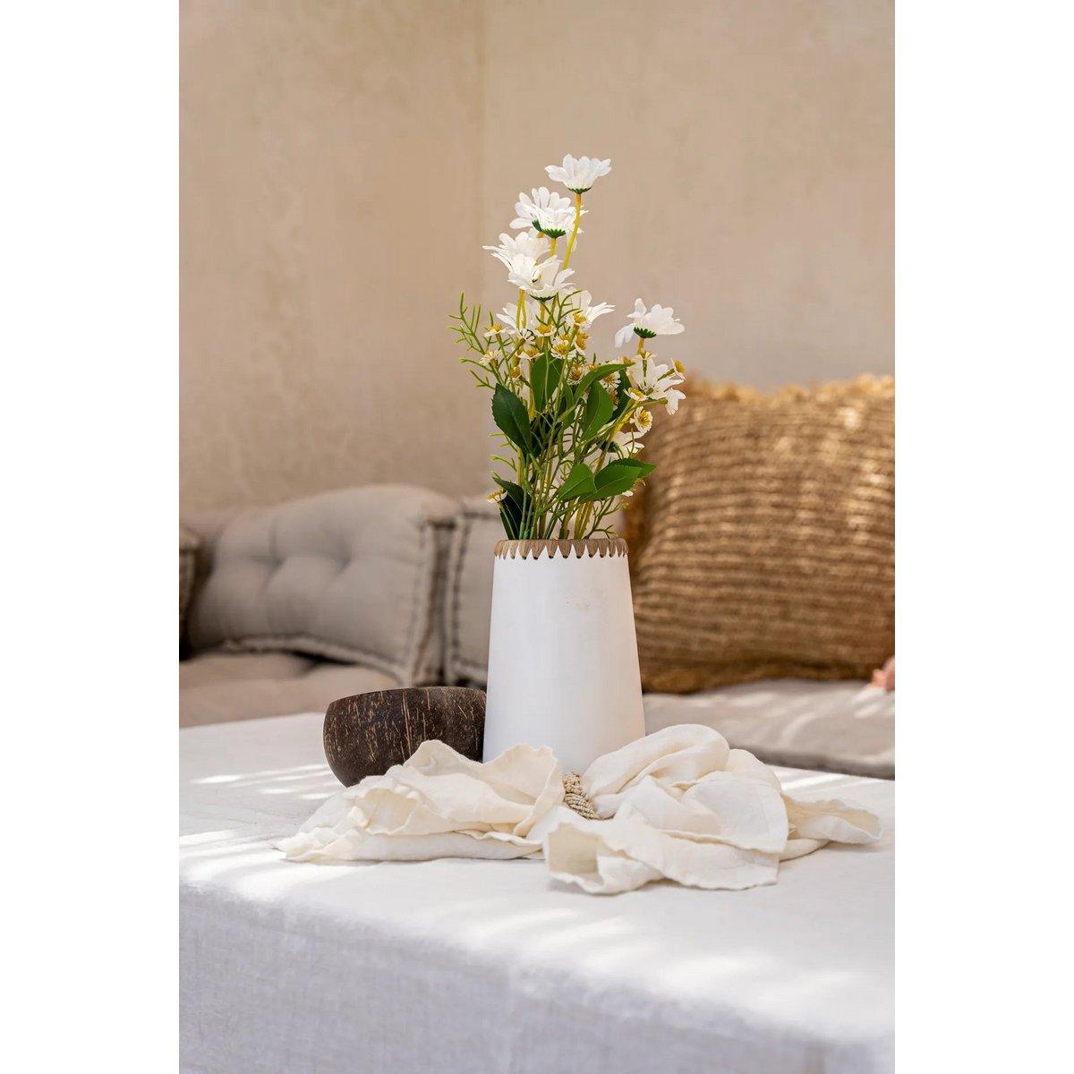The Sneaky Vase - Weiß Natur - M - HomeDesign Knaus