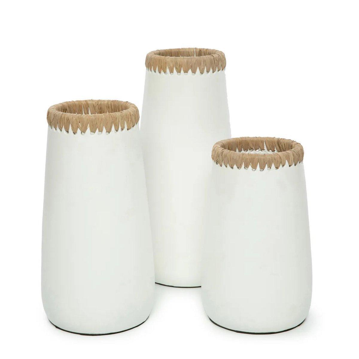 The Sneaky Vase - Weiß Natur - M - HomeDesign Knaus