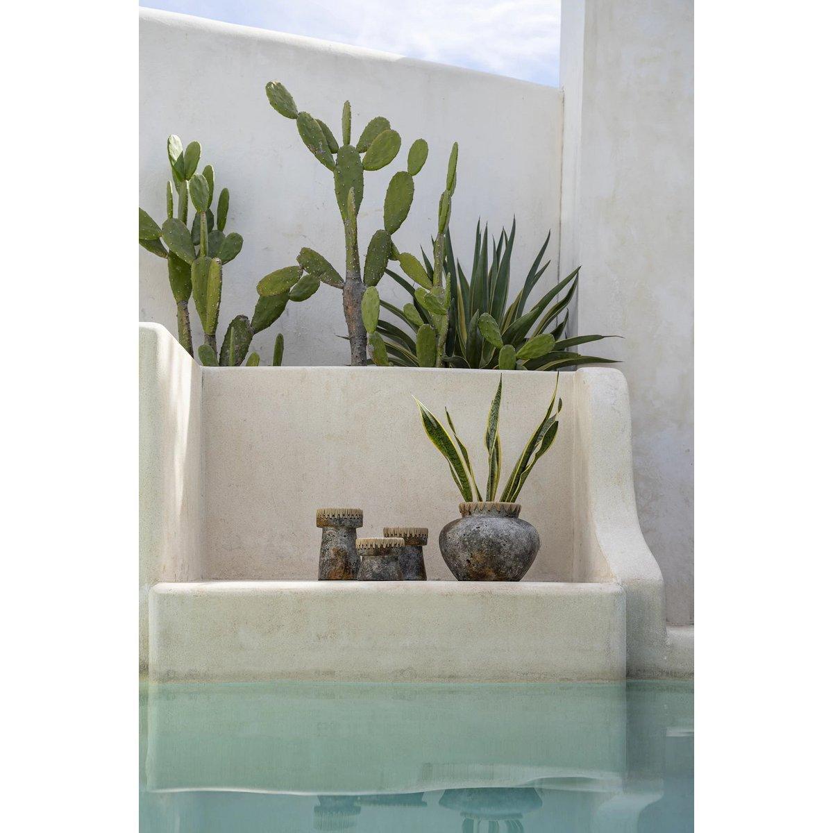 The Styly Vase - Antikgrau - L - HomeDesign Knaus