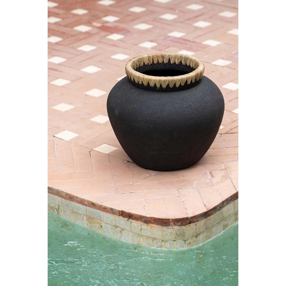 The Styly Vase - Schwarz Natur - L - HomeDesign Knaus