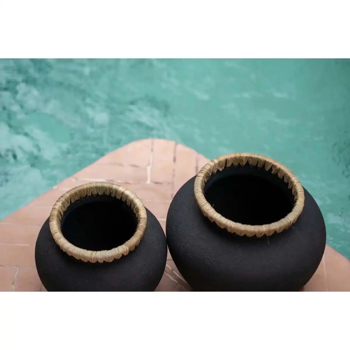The Styly Vase - Schwarz Natur - L - HomeDesign Knaus