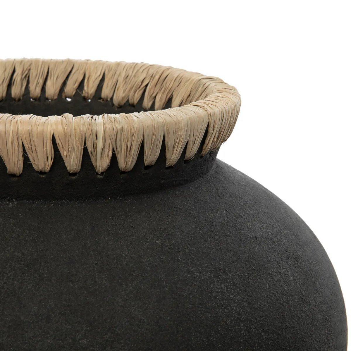The Styly Vase - Schwarz Natur - L - HomeDesign Knaus