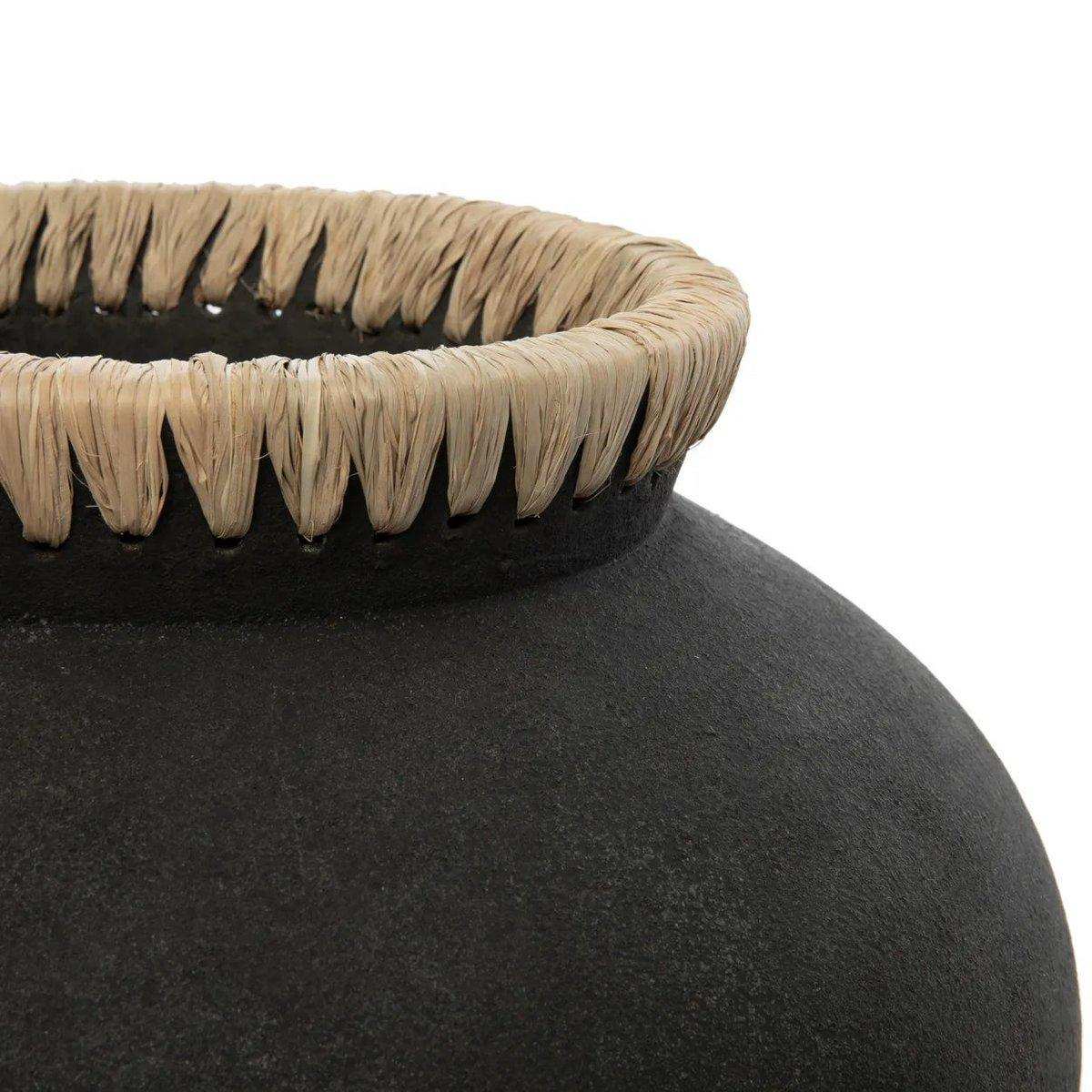 The Styly Vase - Schwarz Natur - L - HomeDesign Knaus