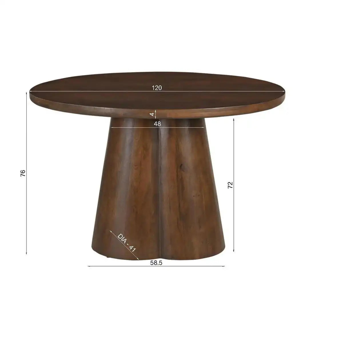 Tisch 120x120 cm - HomeDesign Knaus
