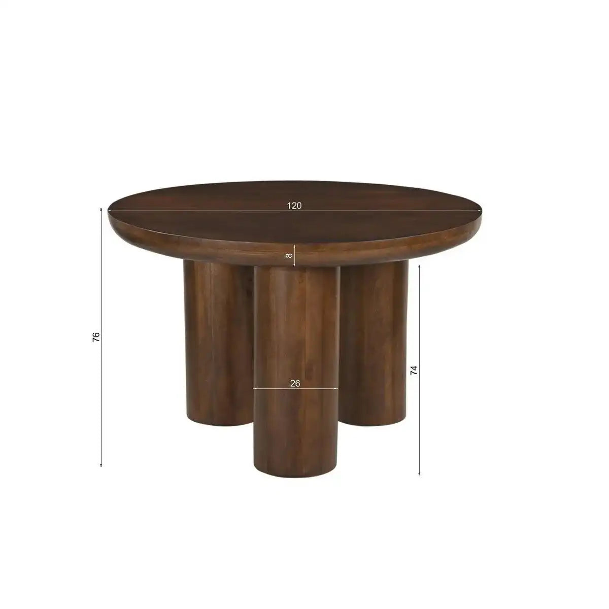 Tisch 120x120 cm - HomeDesign Knaus
