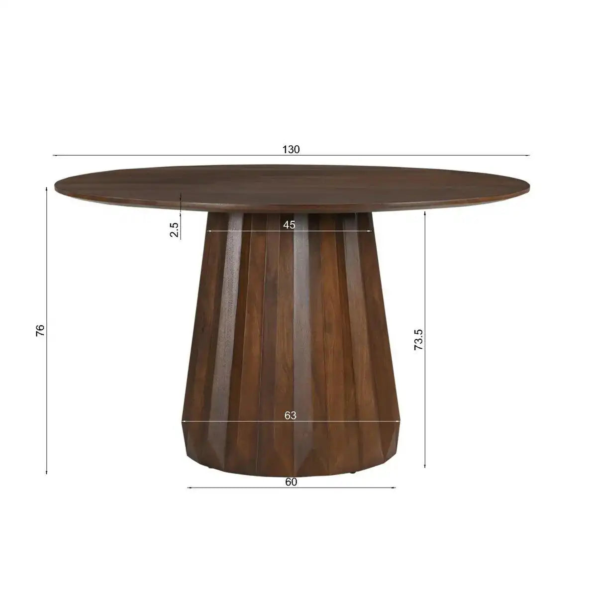 Tisch 130x130 cm - HomeDesign Knaus