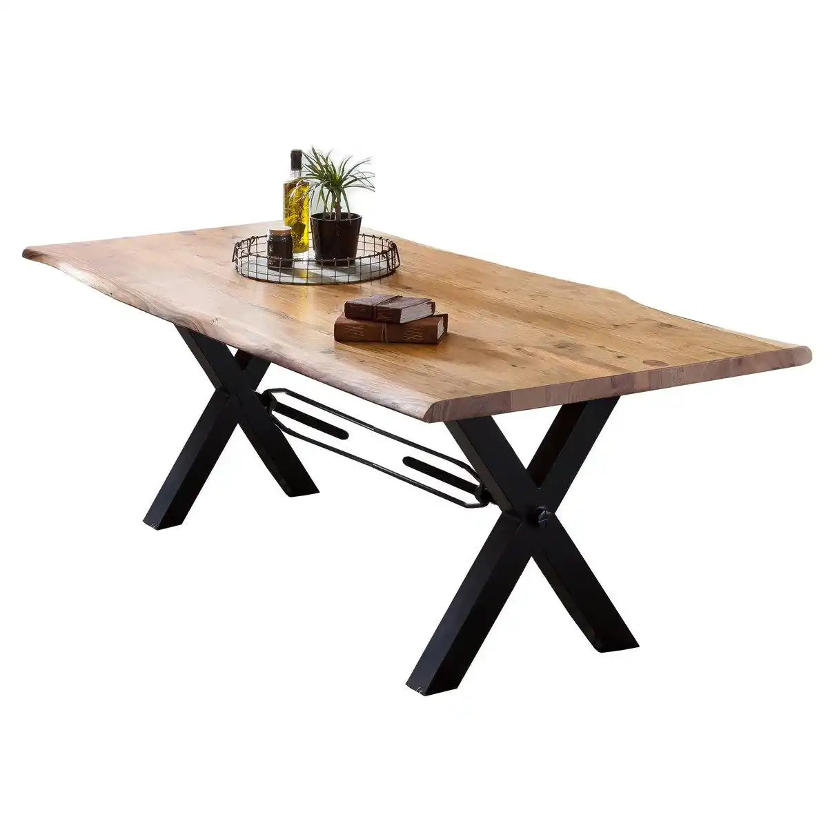 Tisch 240x100 cm, Akazie natur - HomeDesign Knaus