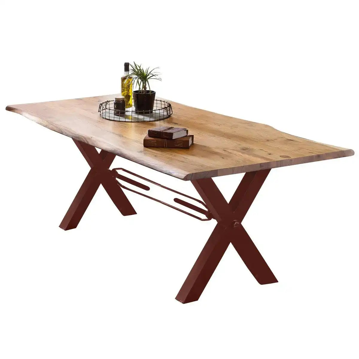 Tisch 240x100 cm, Akazie natur - HomeDesign Knaus