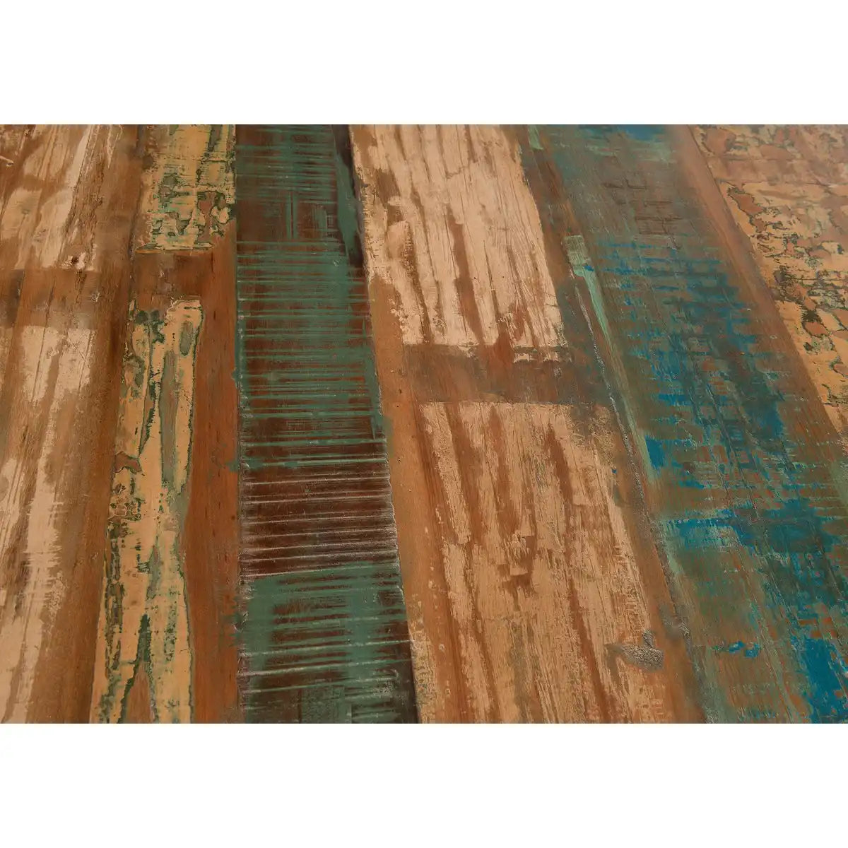 Tisch 240x100 cm, buntes Altholz - HomeDesign Knaus