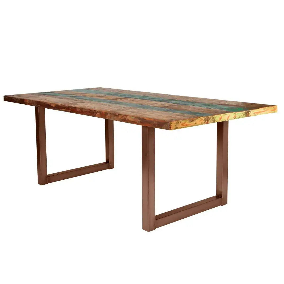 Tisch 240x100 cm, buntes Altholz - HomeDesign Knaus
