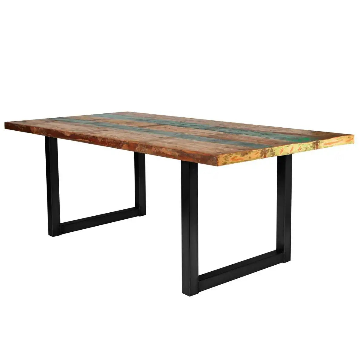 Tisch 240x100 cm, buntes Altholz - HomeDesign Knaus
