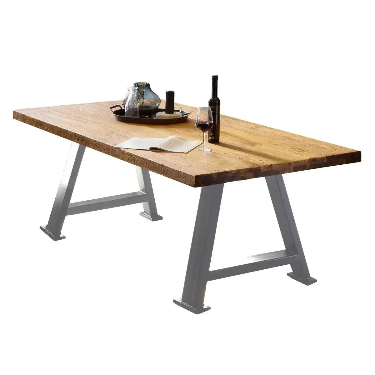 Tisch 240x100 cm, recyceltes Teak - HomeDesign Knaus