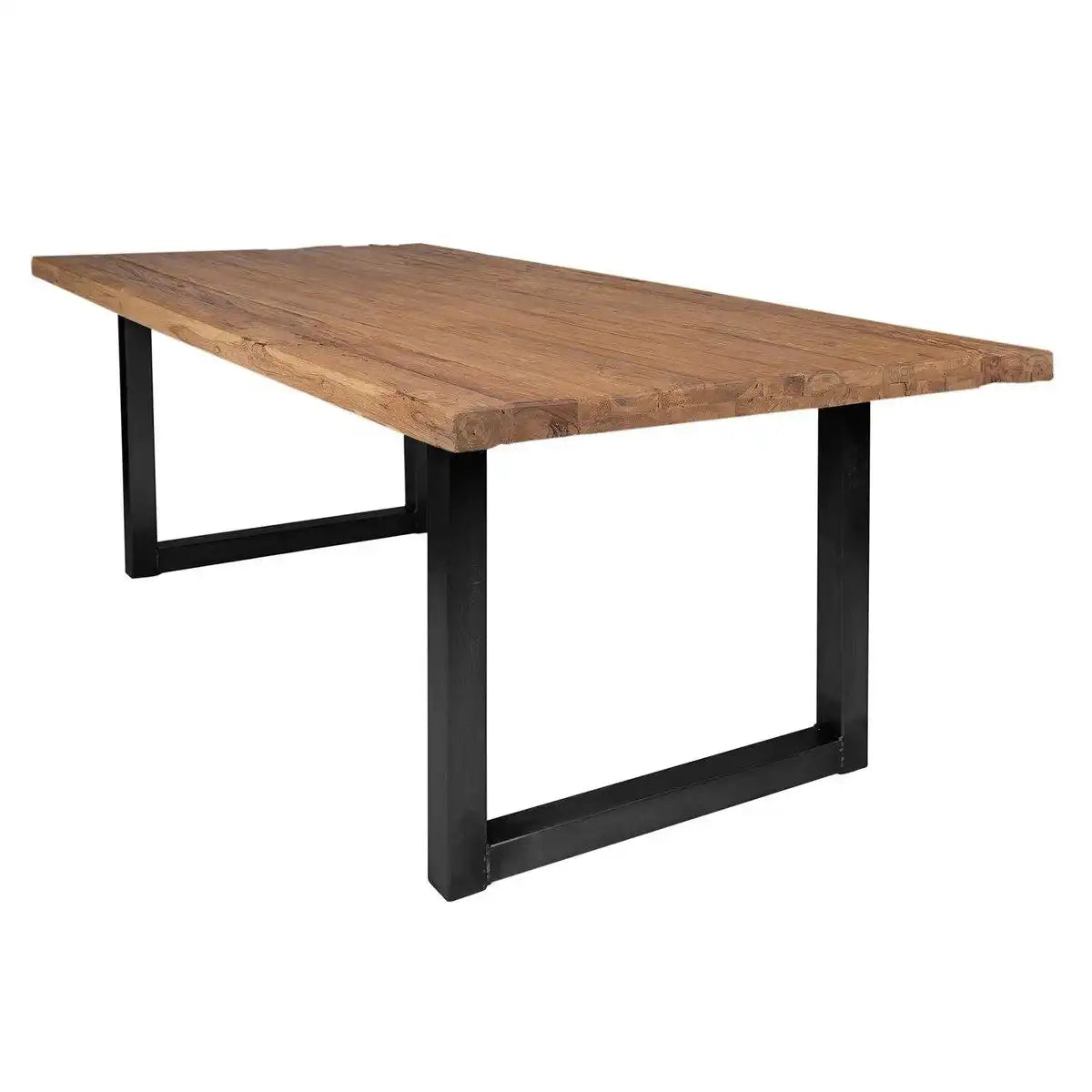 Tisch 240x100 cm, recyceltes Teak natur - HomeDesign Knaus