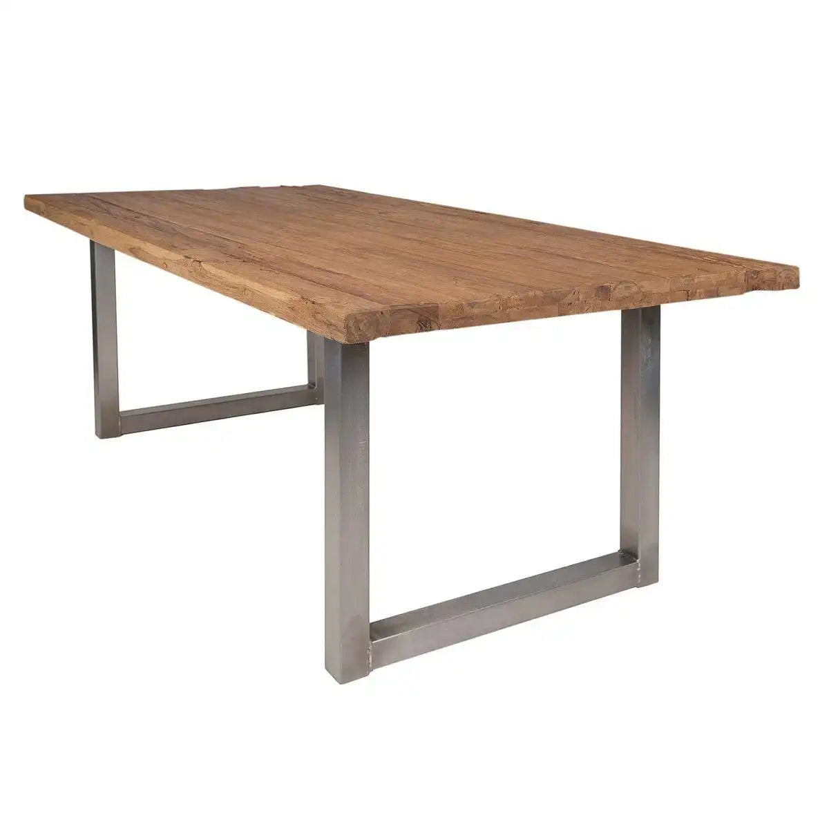 Tisch 240x100 cm, recyceltes Teak natur - HomeDesign Knaus
