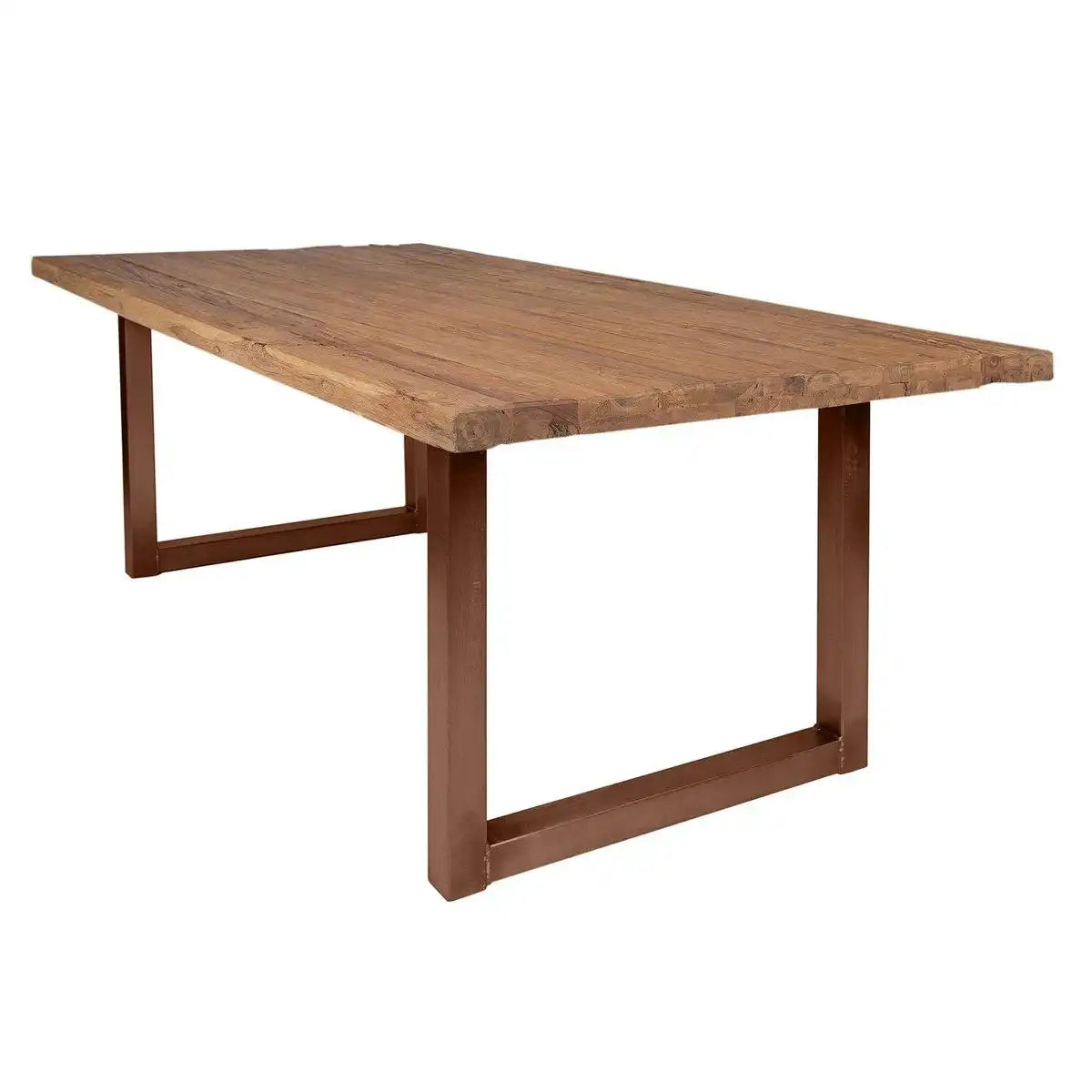 Tisch 240x100 cm, recyceltes Teak natur - HomeDesign Knaus