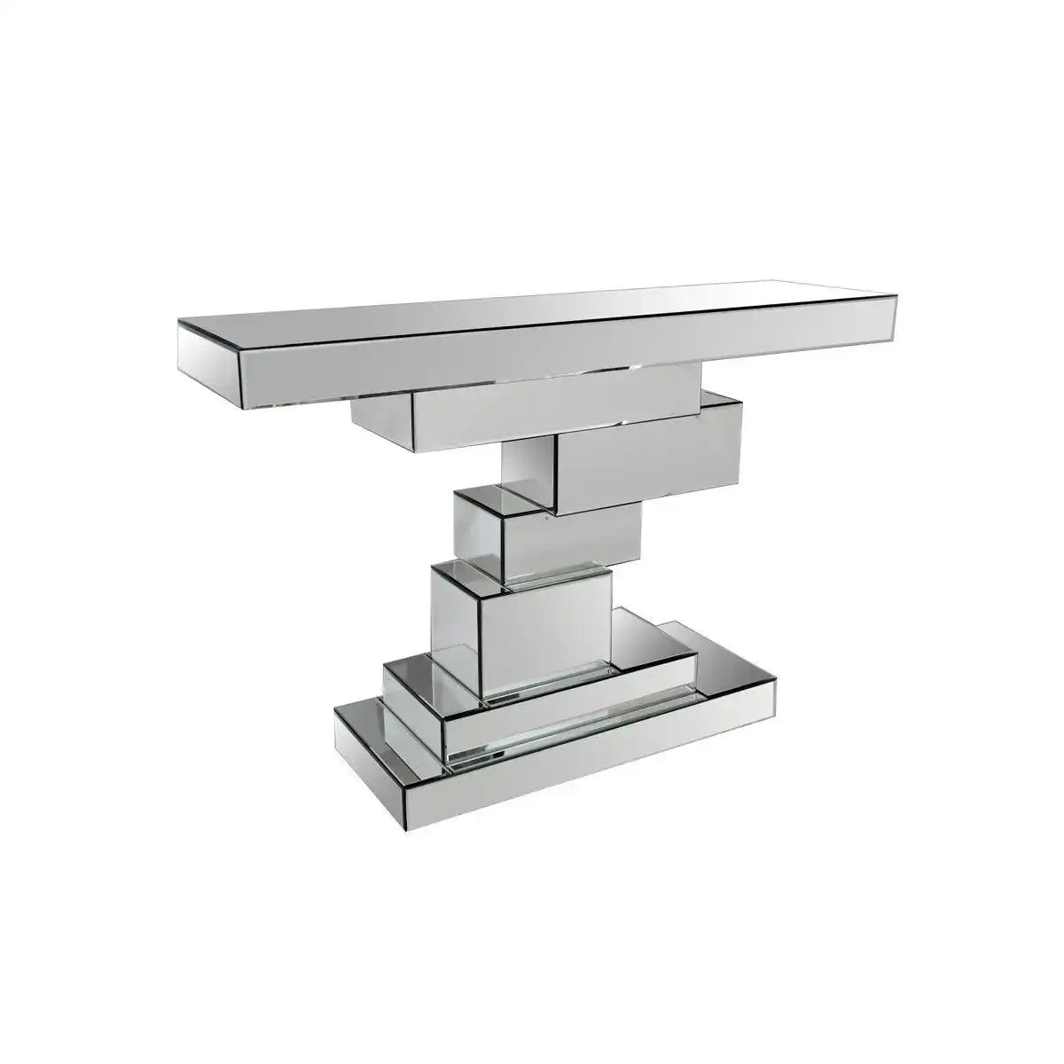 Tisch aus MDF mit Spiegelglas - HomeDesign Knaus