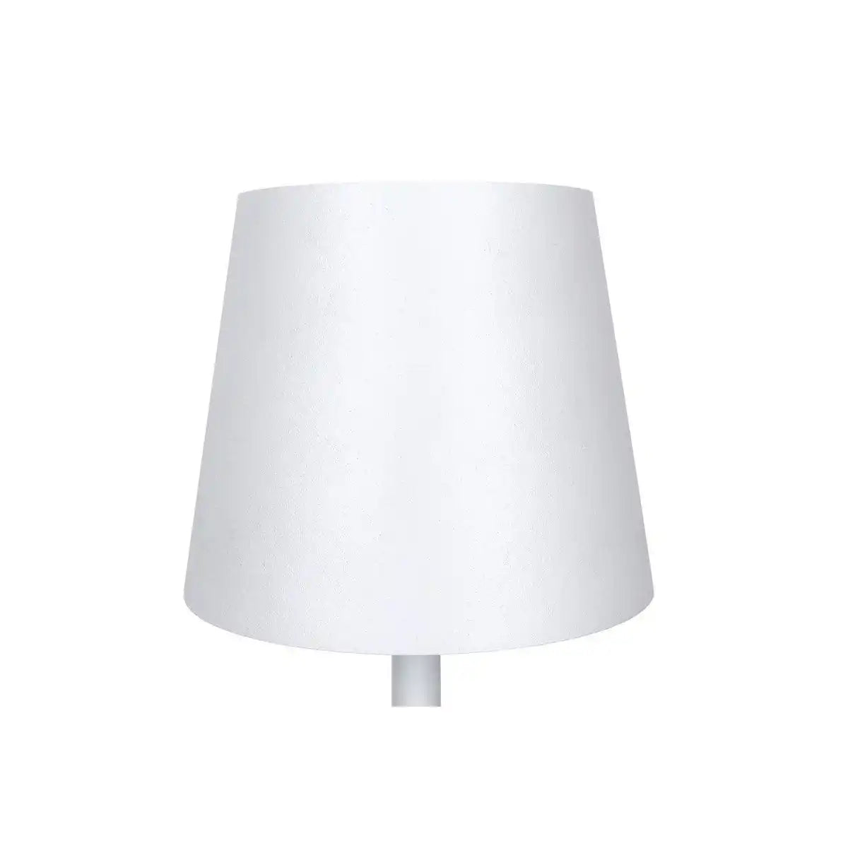 Tischleuchte 29 cm Natur/Weiß mit LED-Akku - HomeDesign Knaus