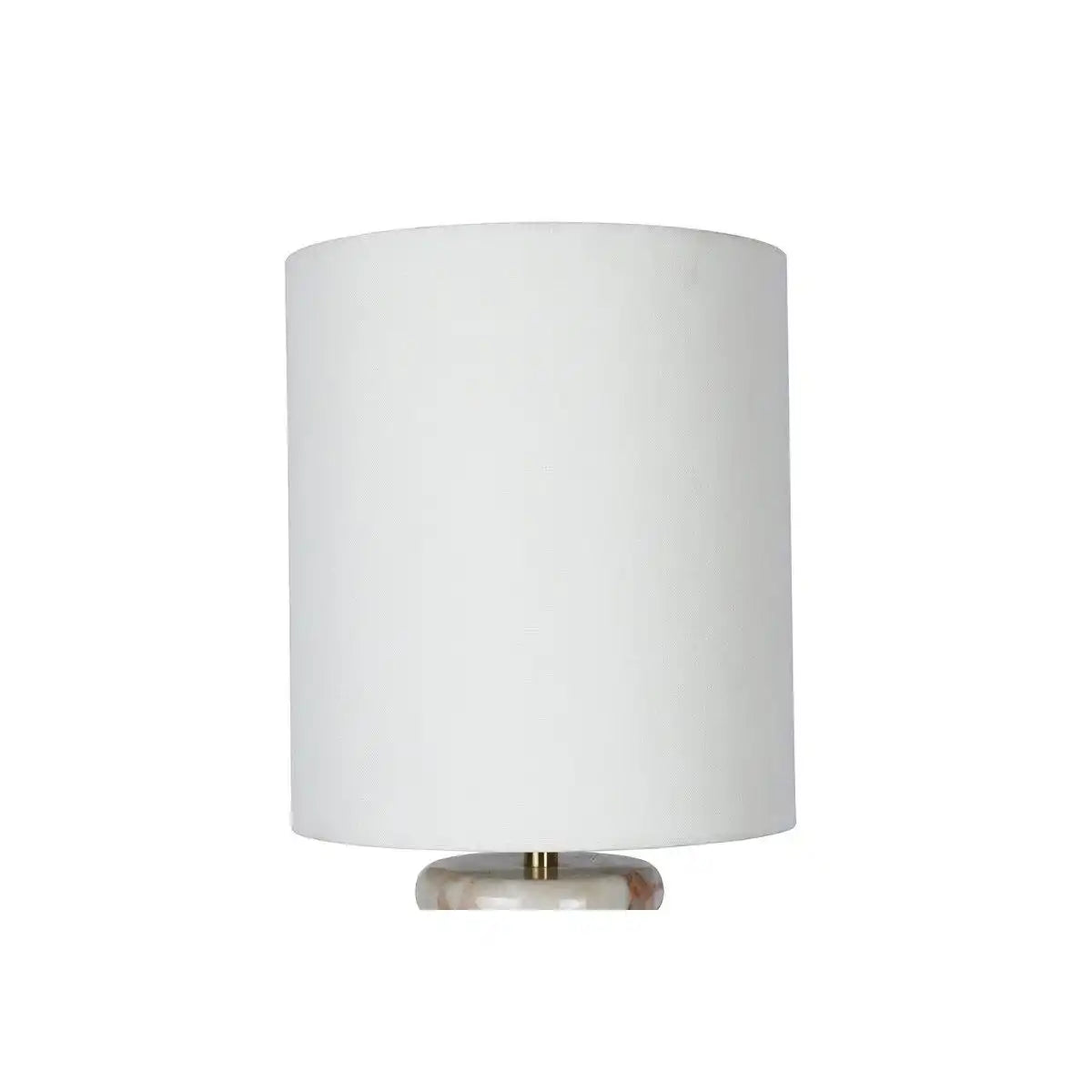 Tischleuchte Marmor/Leinen Beige - HomeDesign Knaus