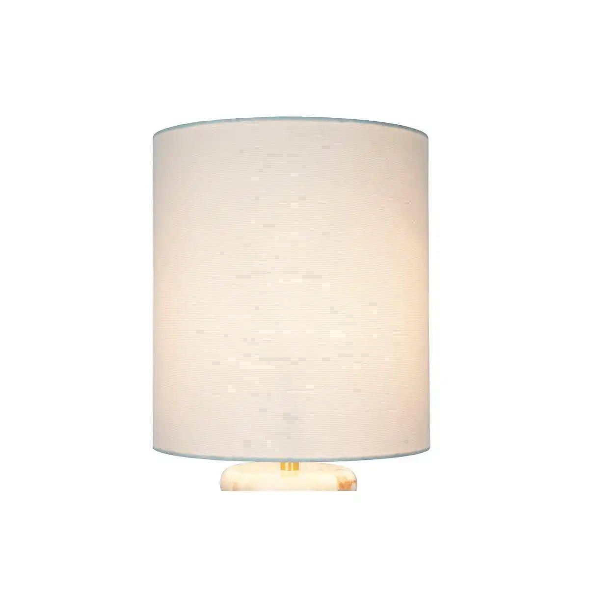 Tischleuchte Marmor/Leinen Beige - HomeDesign Knaus