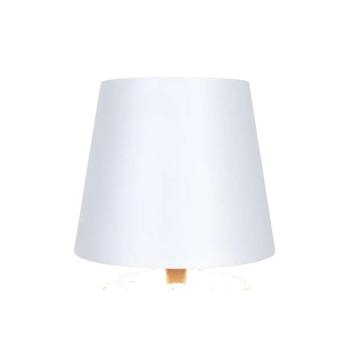 Tischleuchte Schwarz/Weiß 29 cm mit LED-Akku - HomeDesign Knaus