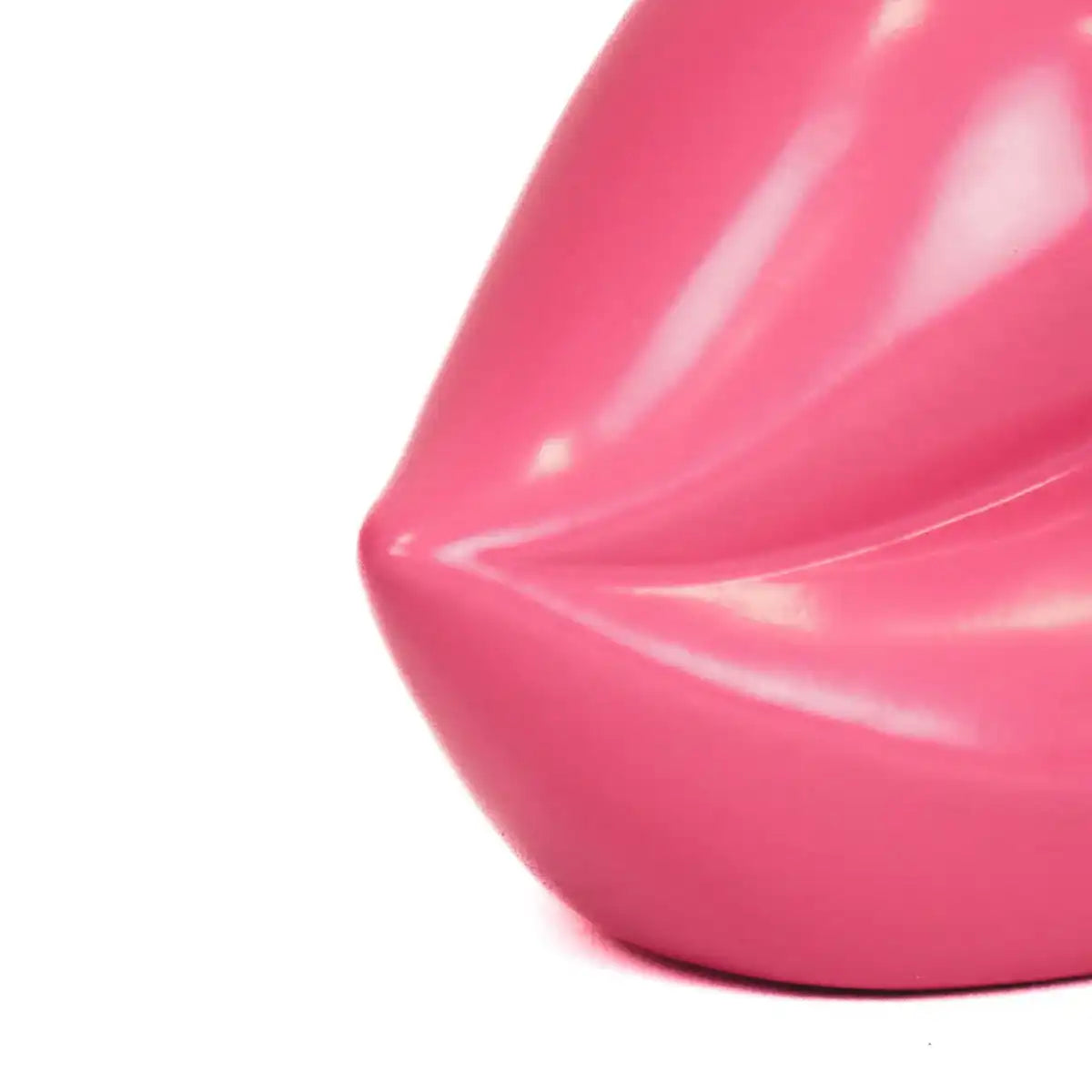 Topf - Lippe - Keramik - Neonrosa - 15,5x6,5x7,5cm - HomeDesign Knaus