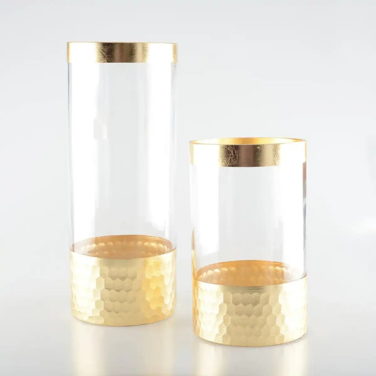 Transparente Vase und Dore H30CM - HomeDesign Knaus