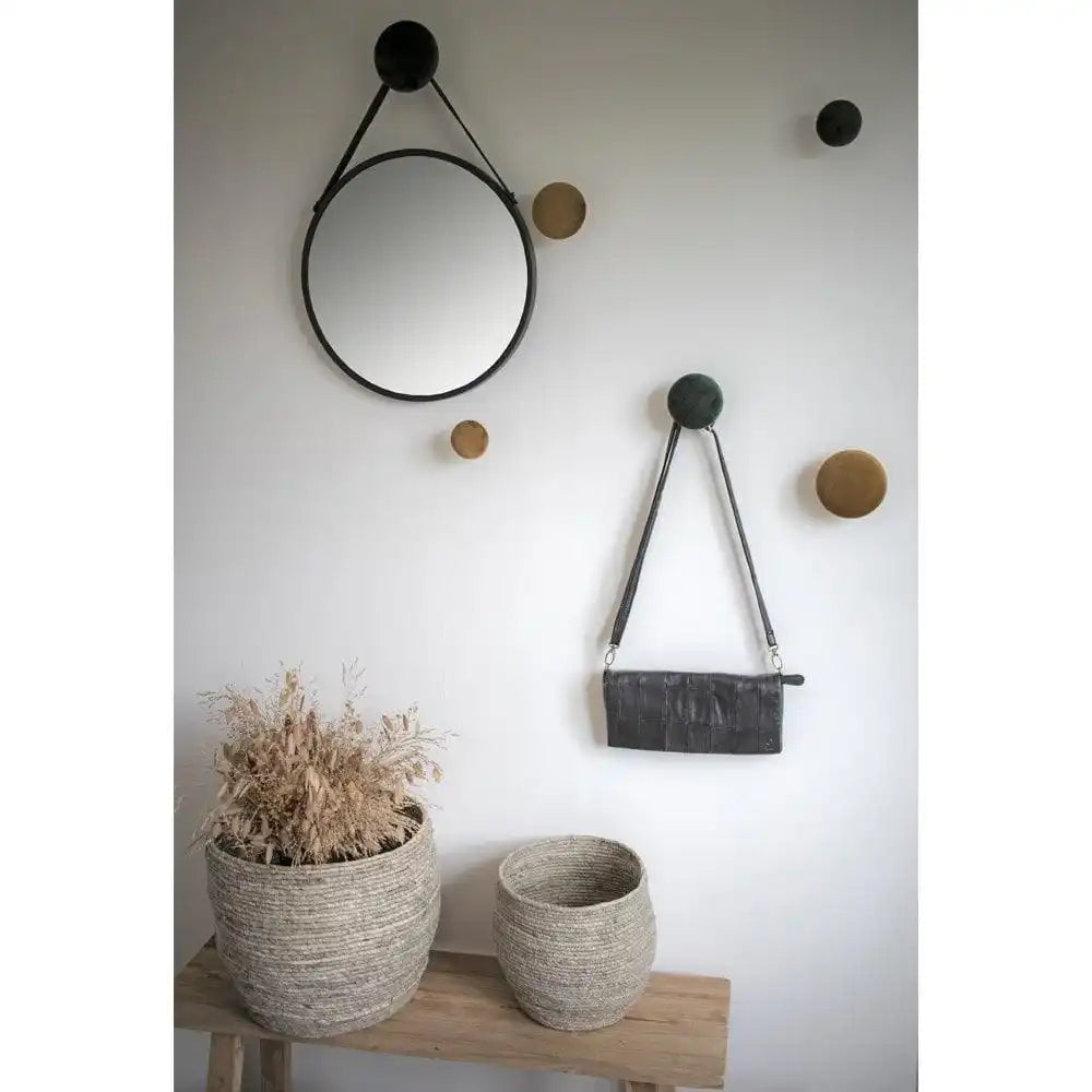 Trapani-Spiegel – hängend, ø38 cm - HomeDesign Knaus