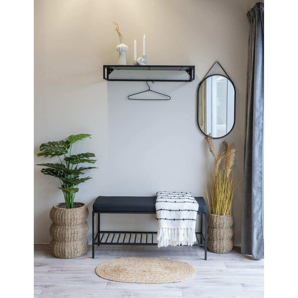 Trapani Spiegel - Schwarz - HomeDesign Knaus