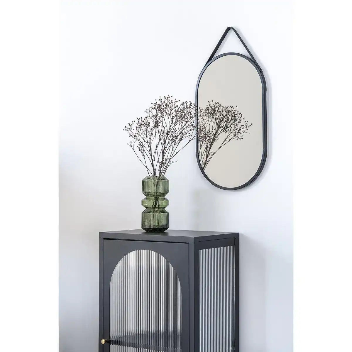 Trapani Spiegel - Schwarz - HomeDesign Knaus