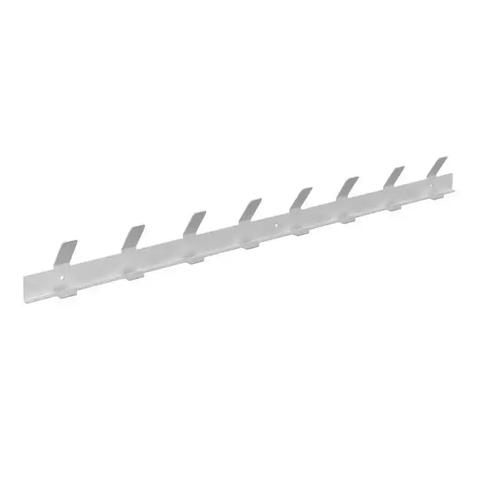 Trim 75 Wandgarderobe 8 Kleiderhacken Stahl Garderobenleiste - HomeDesign Knaus