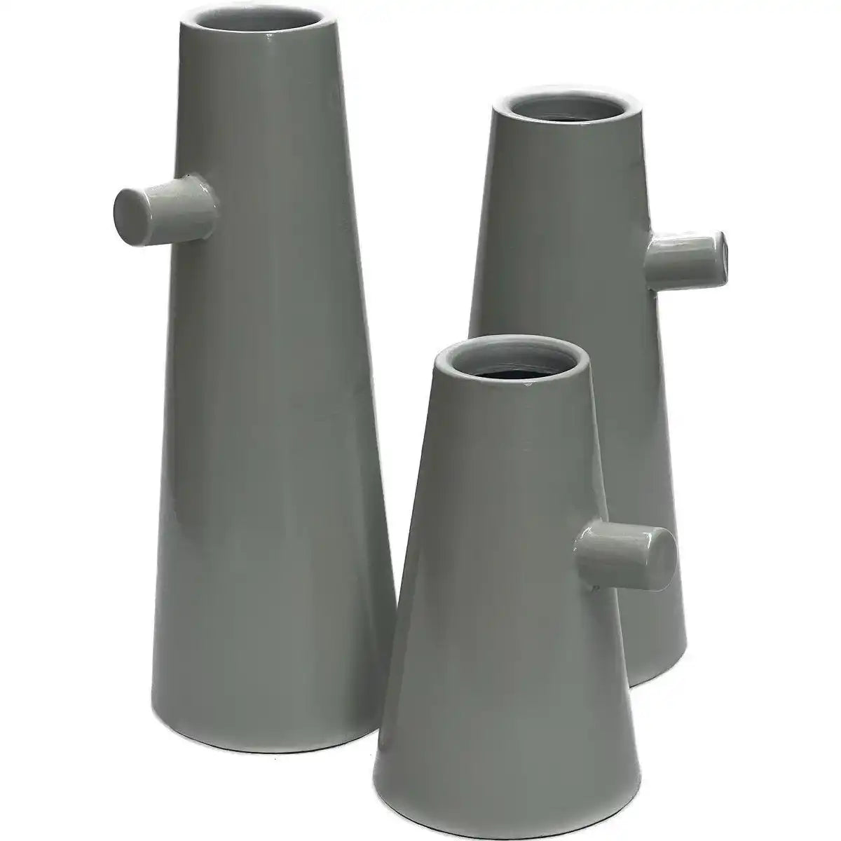 Tumbes Elfenbein Ø9 x H26/21/15 cm - 3 Stück - HomeDesign Knaus