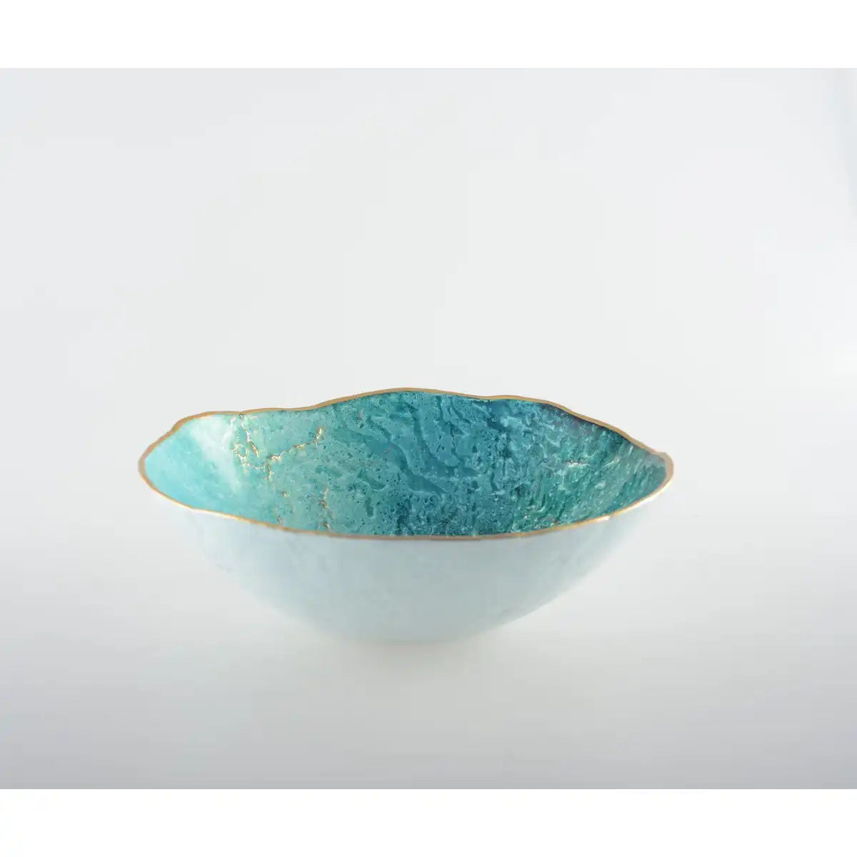 Türkisschale mit Dorekante 20 cm - HomeDesign Knaus