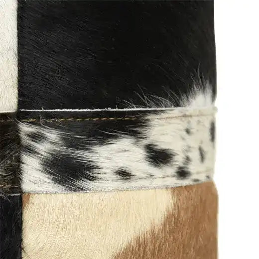 Türstopper Fell Vintage Kuh Zylinder Leder - HomeDesign Knaus